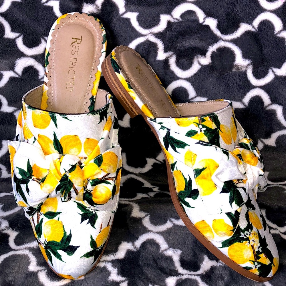 Restricted Lemon Slip Ons